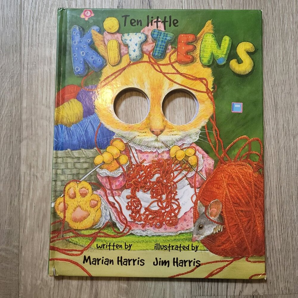 By Jim Harris Ten Little Kittens Board Book: An Eyeball Animation Book as is